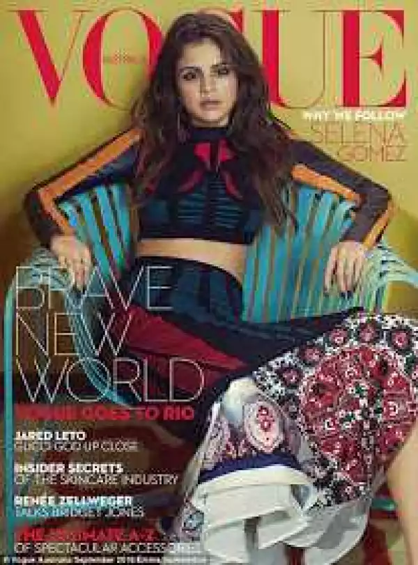 Selena Gomez stuns on the cover of Vogue Australia